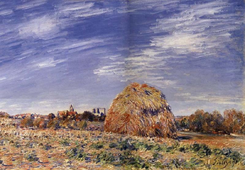 Meule sur les bords du Loing, Alfred Sisley